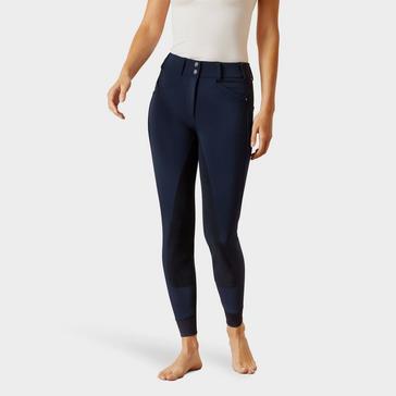 Blue Ariat Womens Prelude 2.0 Full Seat Breeches Navy Eclipse