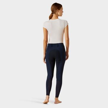 Blue Ariat Womens Prelude 2.0 Full Seat Breeches Navy Eclipse