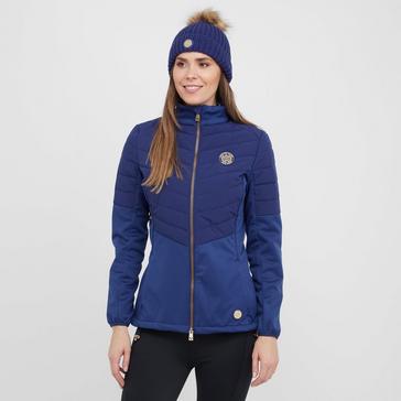 Blue Aubrion Womens Team Insulated Jacket Navy