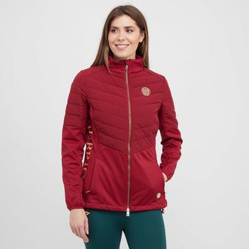 Red Aubrion Womens Team Insulated Jacket Red