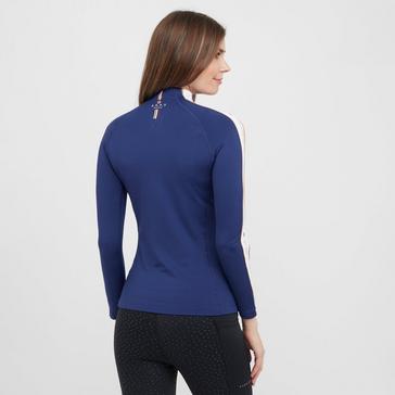 Blue Aubrion Womens Team Winter Base Layer Navy