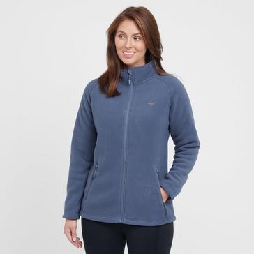 Blue Aubrion Womens Restore Full Zip Fleece Blue
