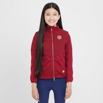 Red Aubrion Young Rider Team Insulated Jacket Red