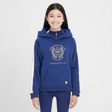 Blue Aubrion Young Rider Team Hoodie Navy