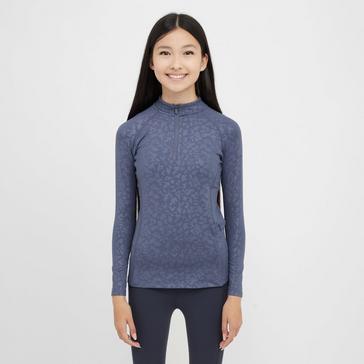 Blue Aubrion Young Rider Revive Winter Base Layer Blue