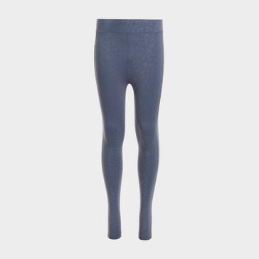 Blue Aubrion Young Rider Non-Stop Riding Tights Blue