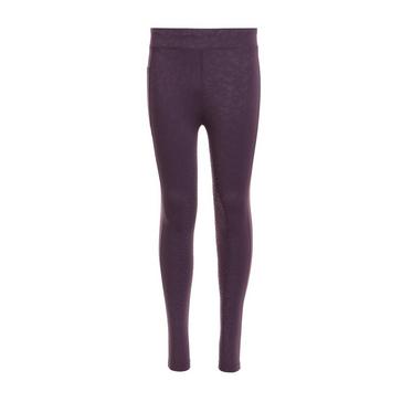 Purple Aubrion Young Rider Non-Stop Riding Tights Purple