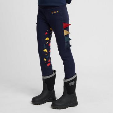 Blue TIKABOO Kids Jodhpurs Dinosaur