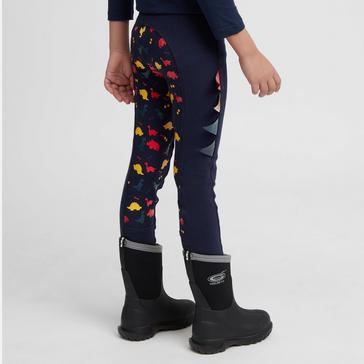 Blue TIKABOO Kids Jodhpurs Dinosaur