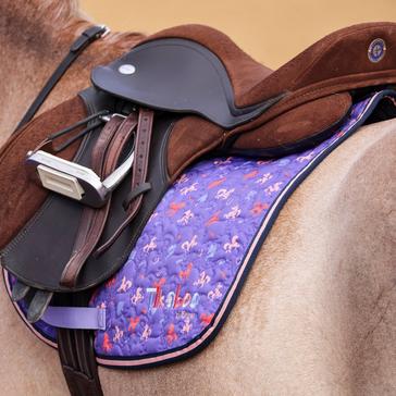 Purple TIKABOO Saddle Pad Unicorn