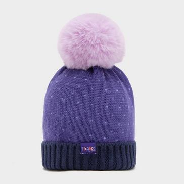 Purple TIKABOO Kids Bobble Hat Unicorn