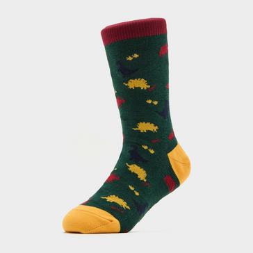 Multi TIKABOO Kids Long Socks Dinosaur