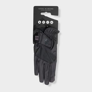 Blue Aztec Diamond Pro Grip Riding Gloves Navy