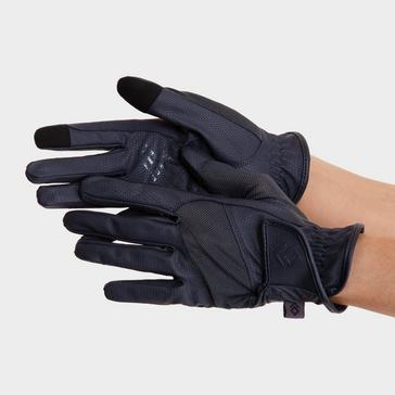 Blue Aztec Diamond Pro Grip Riding Gloves Navy