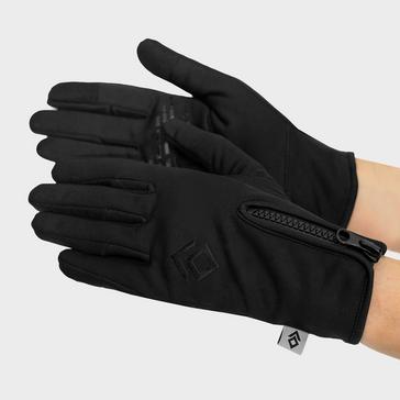 Black Aztec Diamond Winter Gloves Black