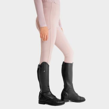 Pink Aztec Diamond Young Rider Full Seat Leggings Pink