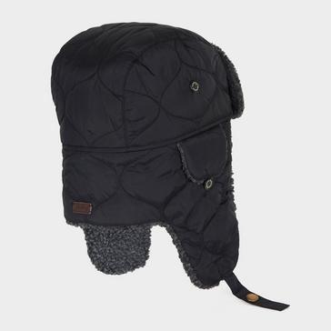 Black Barbour Sandbay Quilted Trapper Black