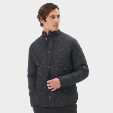 Black Barbour Mens Lowerdale Quilted Jacket Black