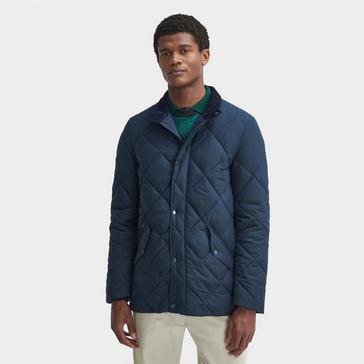 Blue Barbour Barbour Mens City Chelsea Quilted Jacket Navy