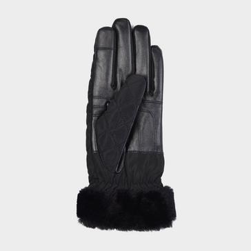Black Barbour Womens Norwood Gloves Black