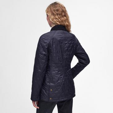 Blue Barbour Womens Beadnell Polarquilt Jacket Navy