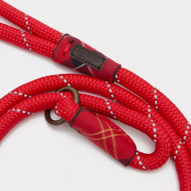 Barbour Reflective Dog Slip Lead Red | Naylors