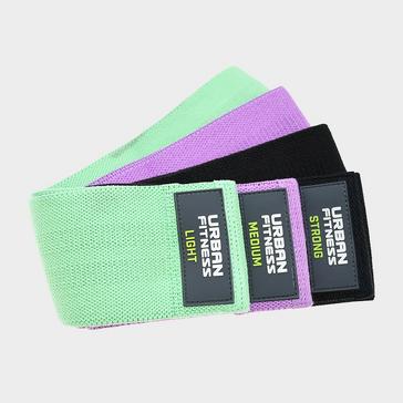 MULTI Urban fitness Fabric Resistance Band Loop 3 Pack