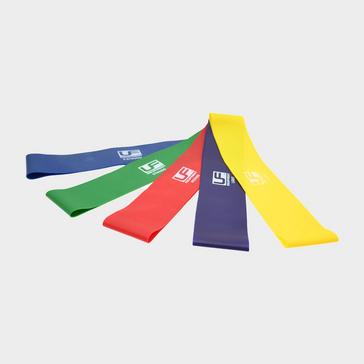Multicolour Urban fitness Resistance Band Loop Pack of Five