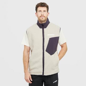 Beige adidas Terrex Men's XPL High Pile Fleece