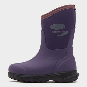 Purple GRUBS BOOTS LTD Kids Tideline Boots Plum