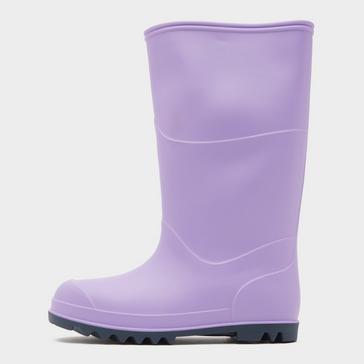 Purple GRUBS BOOTS LTD Kids Berwick Wellington Boots Lavender