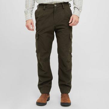 Green Hoggs of Fife Mens Struther Field Trousers Dark Green