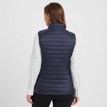 Blue Hoggs of Fife Womens Kingston Rip-Stop Gilet Navy/Merlot