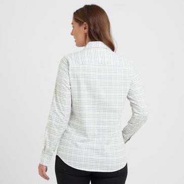 Multi Hoggs of Fife Womens Callie Twill Shirt White/Green/Yellow/Red 
