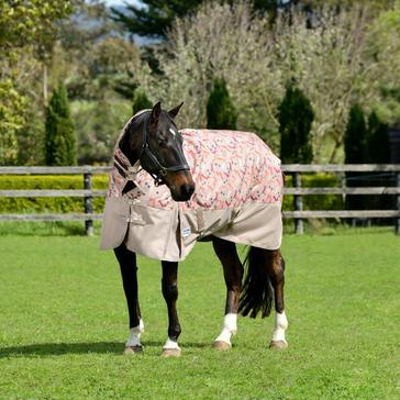 Multi WeatherBeeta ComFiTec Essential Combo Neck 220g Mediumweight Turnout Rug Dachshund Print