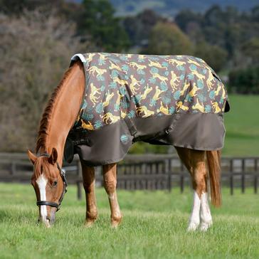 Multi WeatherBeeta ComFiTec Tyro Standard Neck Medium Weight 200g Turnout Rug Jungle Print
