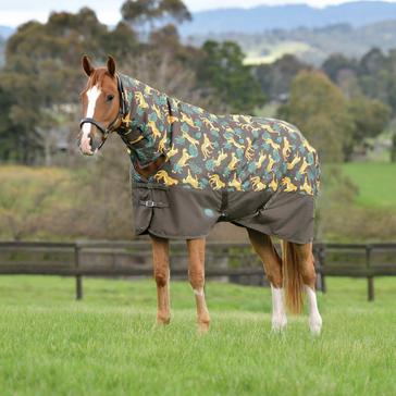 Multi WeatherBeeta ComFiTec Tyro Combo Neck Medium Weight 200g Turnout Rug Jungle Print