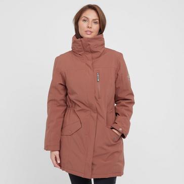Red WeatherBeeta Womens Kayla II Waterproof Jacket Redwood