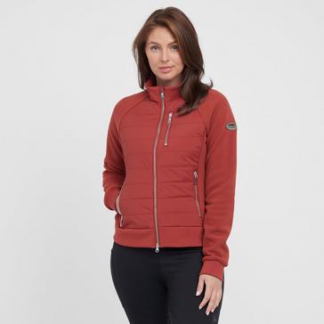 Red WeatherBeeta Womens Halifax Hybrid Jacket Red Ochre