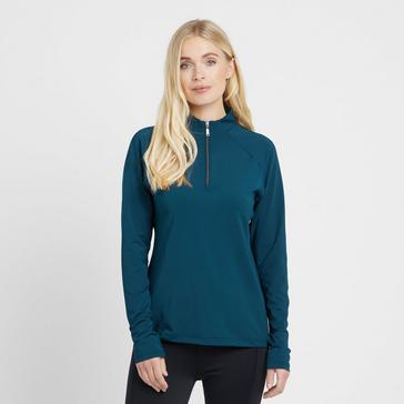 Green WeatherBeeta Womens Prime Long Sleeved Top Reflecting Pond