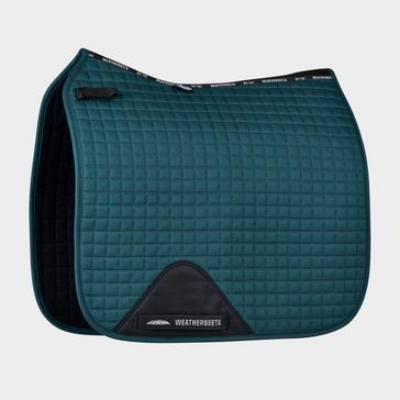 Green WeatherBeeta Prime Dressage Saddle Pad Reflecting Pond