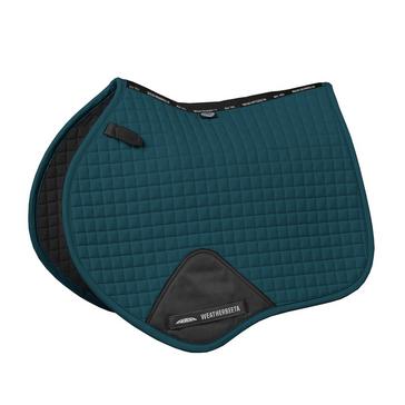 Green WeatherBeeta Prime Jump Saddle Pad Reflecting Pond