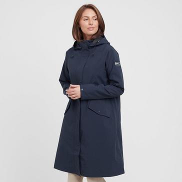 Blue Dublin Womens Rowan Waterproof Riding Coat Sky Captain