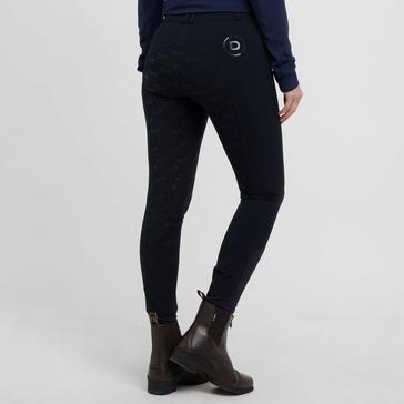Blue Dublin Womens Thermal Riding Breeches Sky Captain