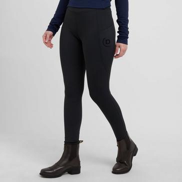 Black Dublin Womens Thermal Riding Tights Black