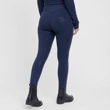 Blue Dublin Womens Everyday Riding Tights Navy Academy
