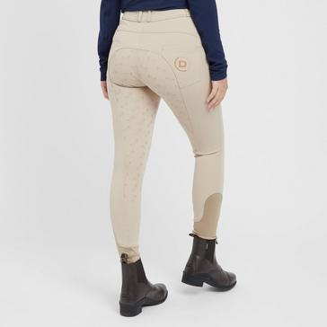 Beige Dublin Womens Cammy Comfort Twill Breeches Biscuit