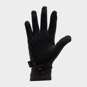 Black Dublin Polartec Fleece Riding Gloves Black