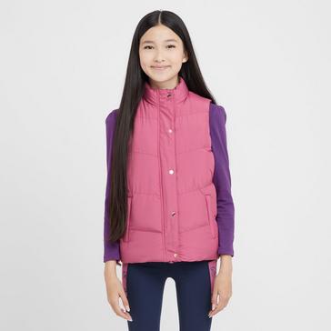 Red Dublin Kids Patrice Everyday Puffer Vest Red Violet