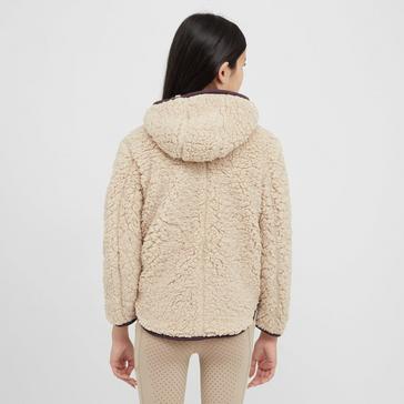 Beige Dublin Kids Talia Teddy Pullover Beige/Perfect Plum